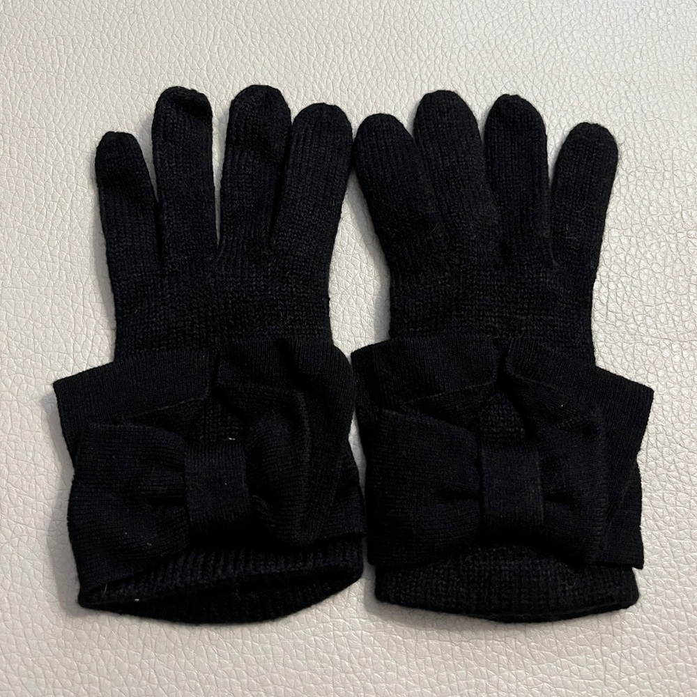 Kate Spade Bow Tie Knit Gloves